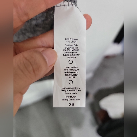 Lularoe Duster Heathered Grey (XS) - Picture 4 of 4